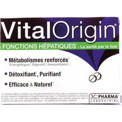 3C Pharma Vitalorigin 60 Comprimés