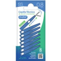 Oratek Cepillo Interdental Retractil 0,8 Mm Blister 8 Unidades