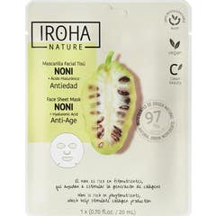 Iroha Nature Mascarilla Facial Tisú Antiedad Noni 20ml
