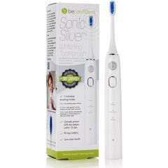 Beconfident Brosse Sonique Blanc Argenté 1 Unité