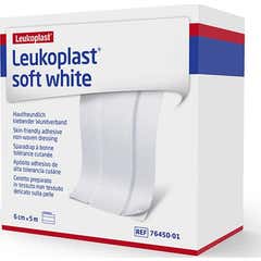 Leukoplast Soft White Pansement Bande 6cm x 5m