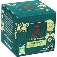 Thés de la Pagode Thé Noir Epices de Noël Bio Equitable 80g