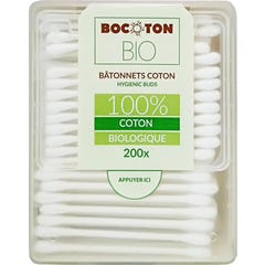 Bocoton Batonnets Bio 200uts