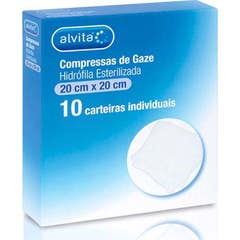 Alvita Compressa Gaze Esterilizada 20x20cm 10 Unidades