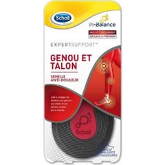 Scholl Genou et Talon Semelles Anti-Douleur Taille S
