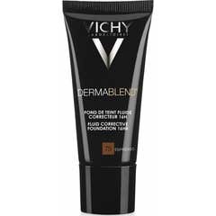 Vichy Dermablend Fond De Teint Fluide Correcteur 16h 75 Espresso 30ml
