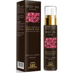 Diar Argan Huile Corporelle Sensuelle d'Argan et Rose du Maroc 50ml