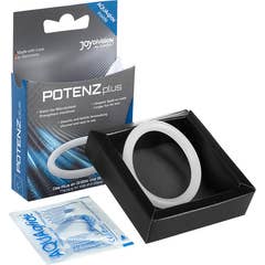 Potenz Plus Anneau de pénis moyen blanc 1pc