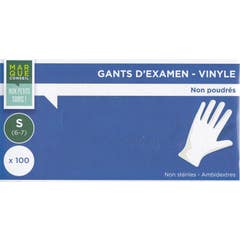 Mconseil Gant Vinyle Non Poudré Taille S 100uts