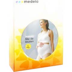 Medela Grossesse Slip Bandeau de Soutien Beige Taille L 1ut