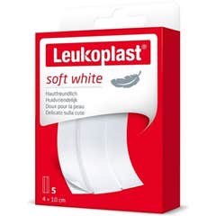 Leukoplast Soft Whit Pans 10X4Cm 5