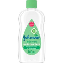 L'huile d'aloe vera de Johnson's Baby hydrate et nourrit instantanément 100ml