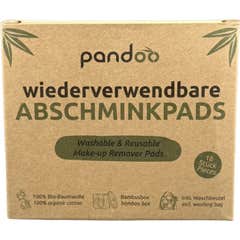 Pandoo Set de Disques Démaquillants Réutilisables 18 pcs + Distributeur