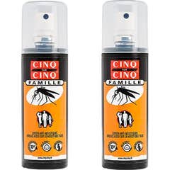 Cinq Sur Cinq Spray Famille Anti-Moustique 2x100 ml
