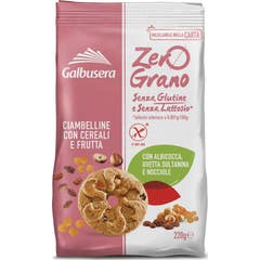 Zerograno Galletas Cereales Fruta 220g