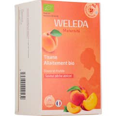 Weleda Tisane Allaitement Bio Pêche Abricot 20 Sachets
