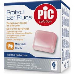 Pic Solution Protect Ear Plugs Bouchons Oreille Silicone 6uts