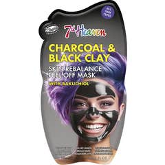 7th Heaven Charcoal & Black Clay Masque Peel-Off 10 ml