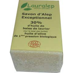 Lauralep Savon d'Alep Exceptionnel 30% Bio 150g