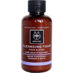 Apivita Mini Crema Facial Y Espuma Limpiadora Ojos Con Oliva Y L