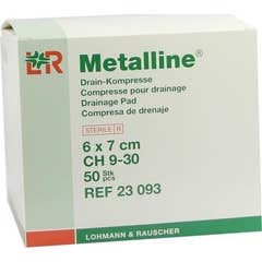 Metalline Compresses de Drainage 6x7cm 50uts