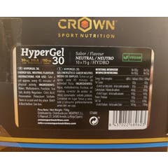 Crown Sport Nutrition Hypergel 30 Hydro Neutre 10x75 g
