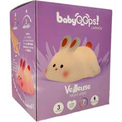 BabyOOps! Veilleuse Lapinou Night Light 7 Colores 1 ud