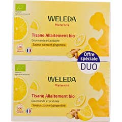 Weleda Tisane Allaitement Bio Citron Gingembre 2x20 Sachets