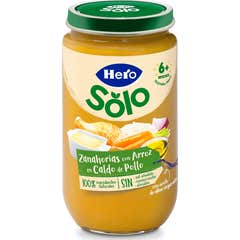 Hero Baby Carottes au Riz Dans un Bouillon de Poulet 235 gr