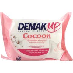 Demak Up Toallitas Leche Limpiadora Piel Seca 25uds