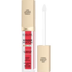 Eveline Cosmetics Wonder Match Creamy Rouge à Lèvres Liquide 06 Classic Red 6,8 ml