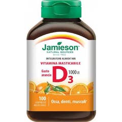 Jamieson Vitamina D Masticable Naranja 30comp