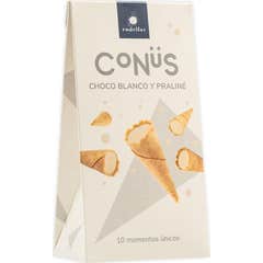 Conüs Chocolate Blanco y Praline Bio 10x70g