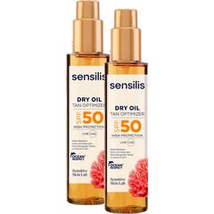 Sensilis Huile Sèche Optimiseur de Bronzage SPF50 2x150 ml