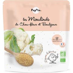 Popote Aliment Bébé Les Moulinés Chou-fleur Boulgour Bio 180 g