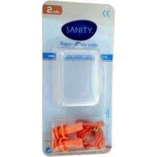 Bouchons d'oreille en silicone rigide Sanity 2 pcs