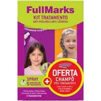 FullMarks Kit Tratamiento Antipiojos y Liendres Spray 100ml + Champú 150ml