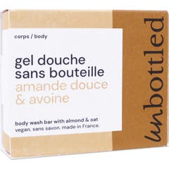 Unbottled Gel Douche Sans Bouteille Avoine & Amande 110g