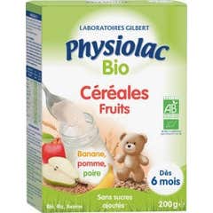 Physiolac Cereale Fruits Bio 200G