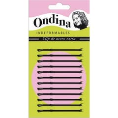 Ondina Clip Cheveux Boule Noir 70mm 12uts