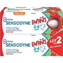 Sensodyne Pack Pro-Email Dentifrice Enfant 2-6 Ans 2x50 ml