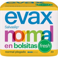 Evax Salvaslip Normal Fresh Feminine Pads 20 unités