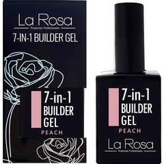 La Rosa Gel 7 en 1 Constructeur et Base Peach UV LED 15 ml