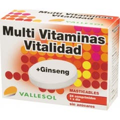 Vallesol Multivit+ Ginseng 24comp Chewables