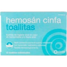 Hemosan lingettes 12uds