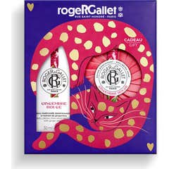 Roger & Gallet Coffret Eau Parfumée Bien-être Gingembre Rouge 30ml et Savon 100 g