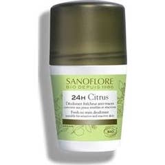 Sanoflore Vent De Citrus Déodorant Efficacité 24h Bio 50ml