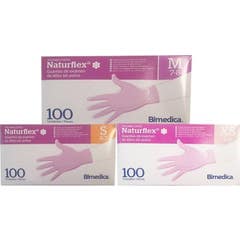 Naturflex Gants Latex Blanc TXS 100uts