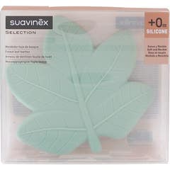 Suavinex Poetry Anneau de Dentition Feuille de Forêt Silicone +0M 1 ut