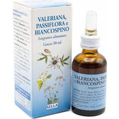 Sella Valériane Passiflore Aubépine Gouttes 30ml